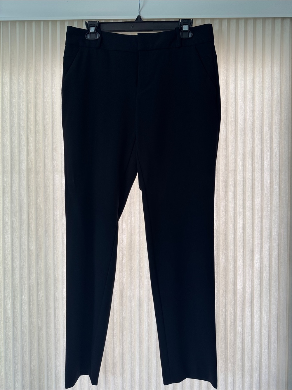 Calvin Klein Black Straight-Leg Dress Pants